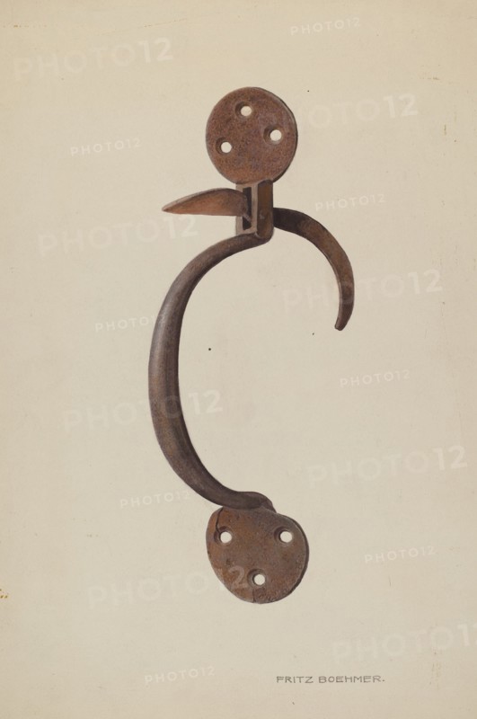 Door Latch, c. 1939.
