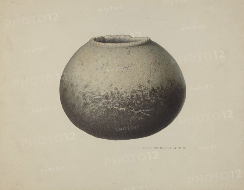 Stone Olla, c. 1940.