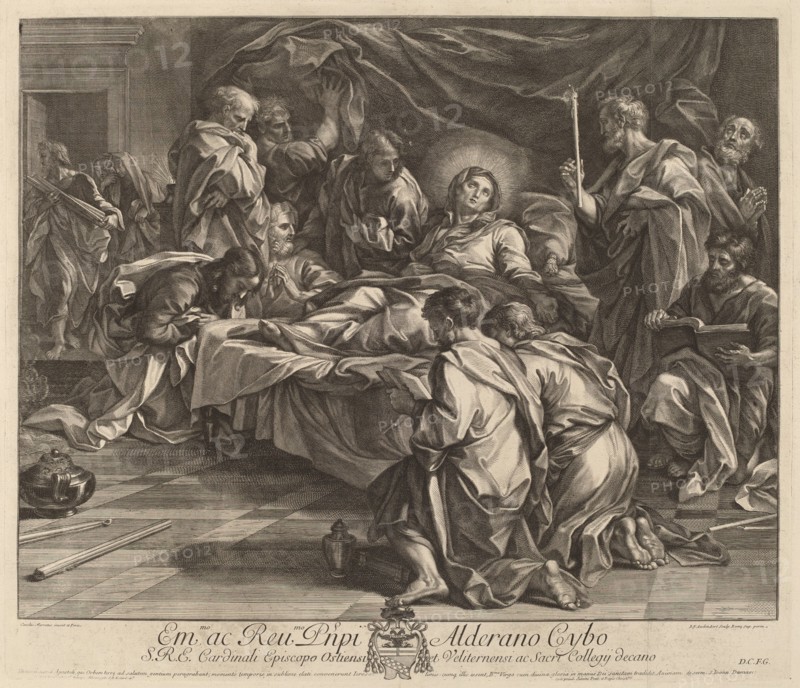 Death of the Virgin. Creator: Robert van Audenaerde.