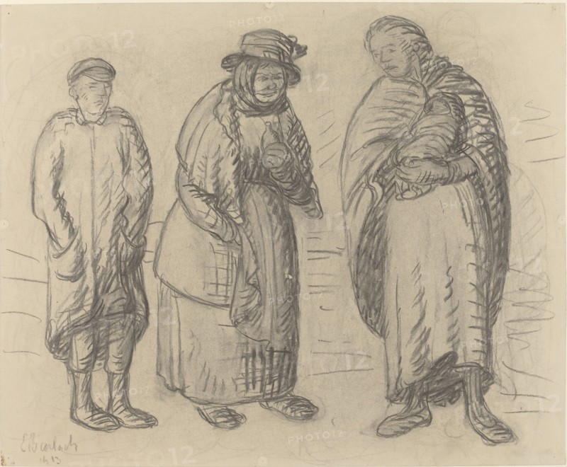 Three Figures, 1913.