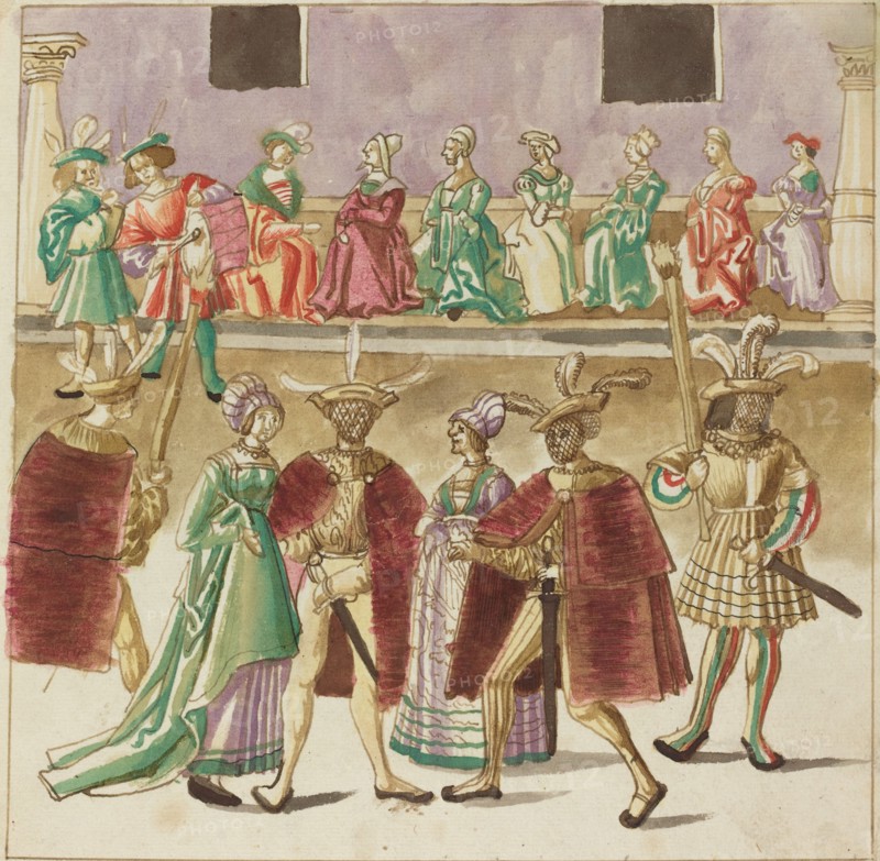 Masquerade, c. 1515.