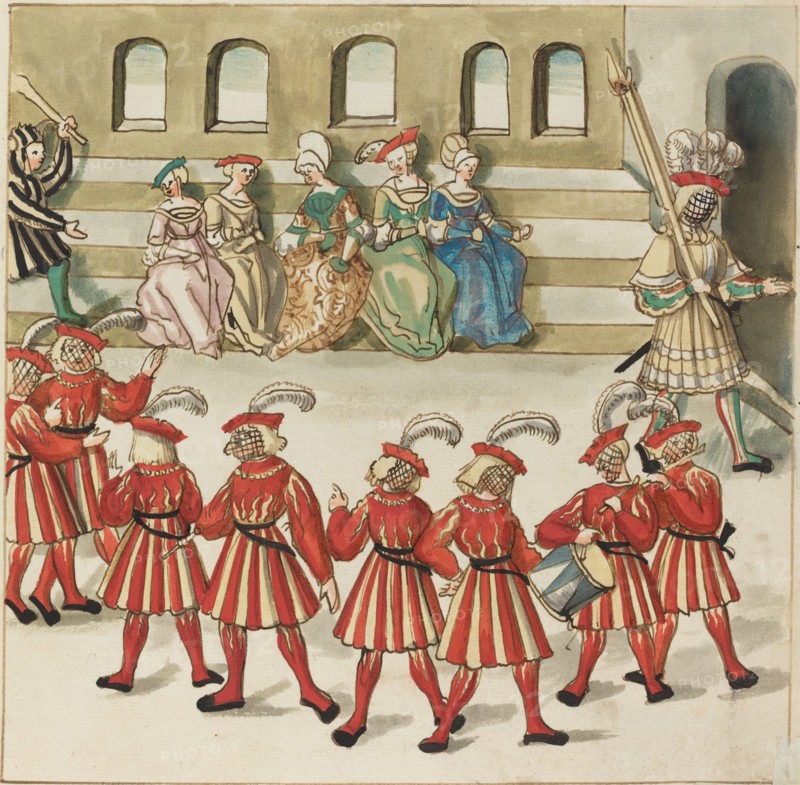Masquerade, c. 1515.