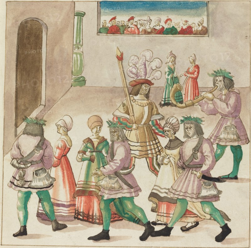 Masquerade, c. 1515.