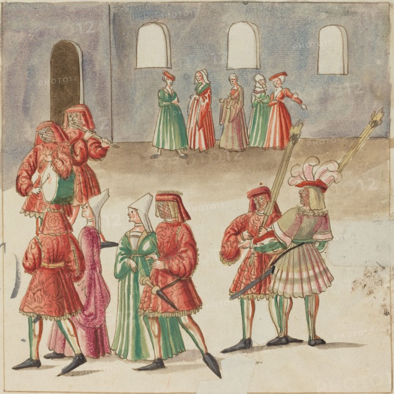 Masquerade, c. 1515.