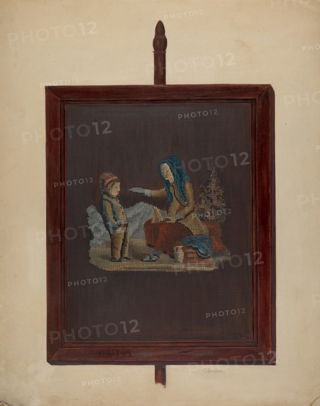 Fire Screen, c. 1937.