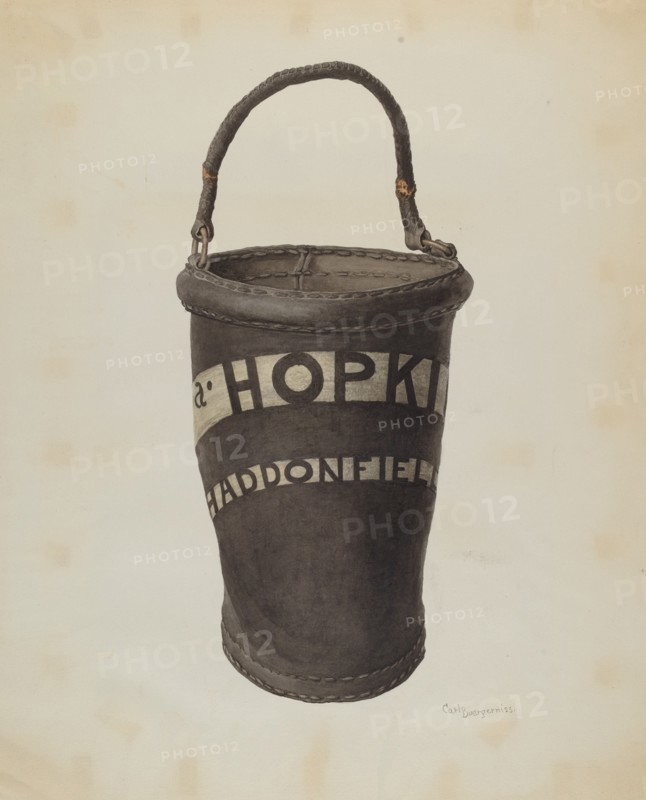 Fire Bucket, c. 1939.