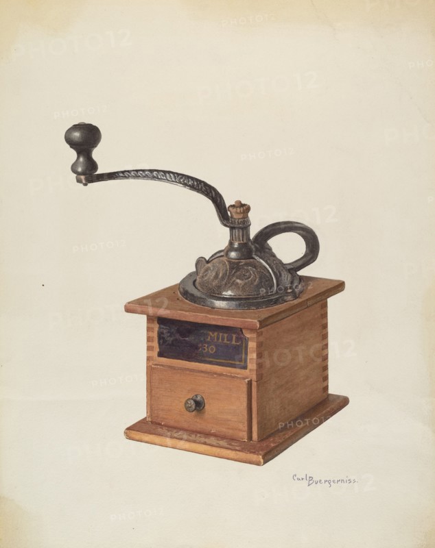 Coffee Mill, c. 1940.