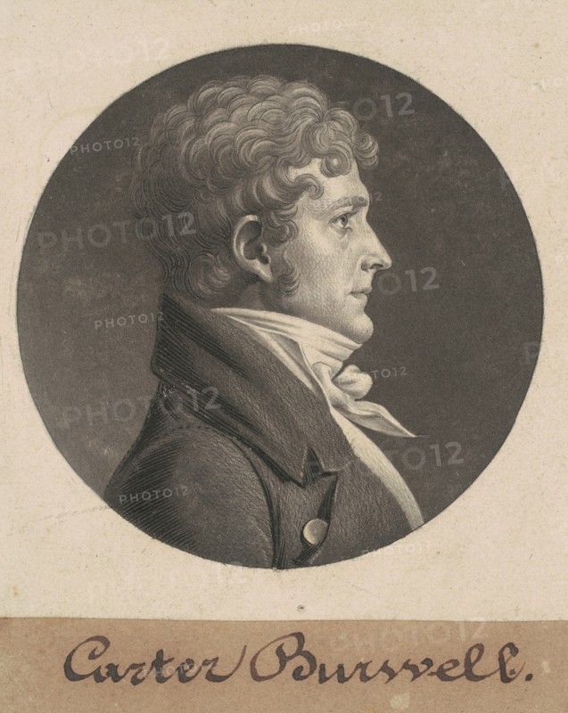 Carter Burwell, 1805.