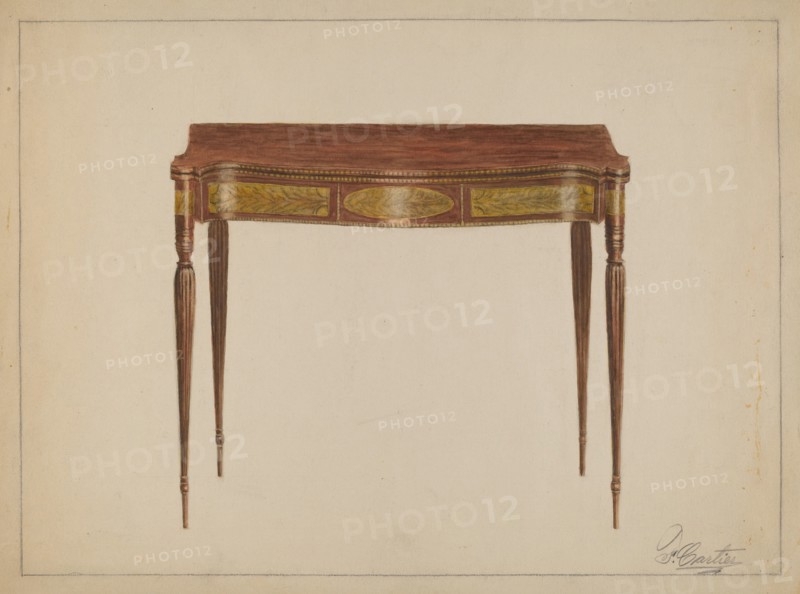 Card Table, 1935/1942.
