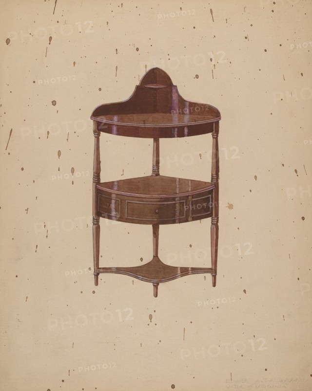Wash-stand, 1935/1942.