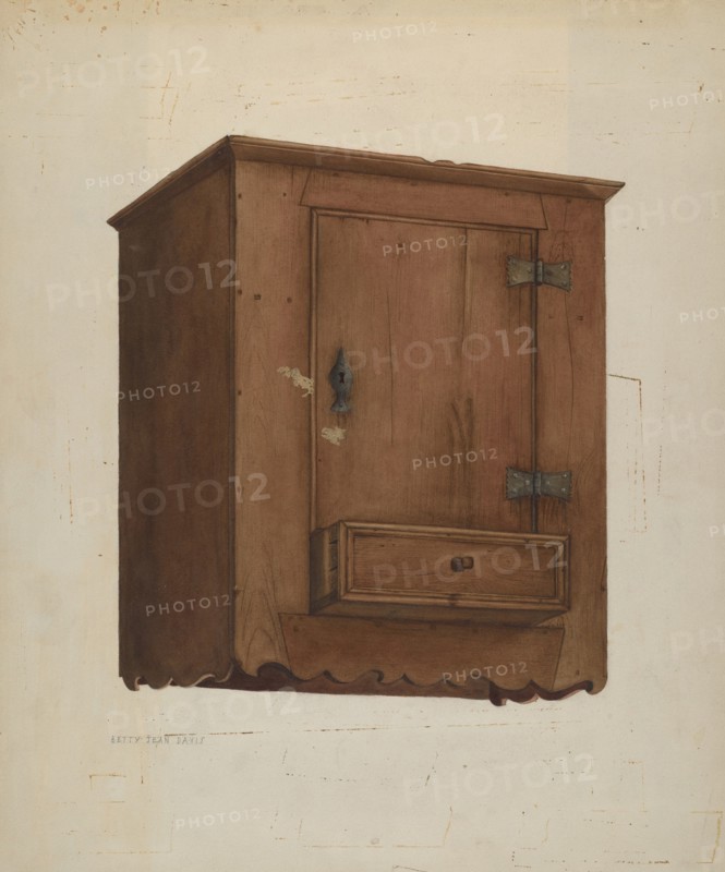 Wall Cabinet, c. 1939.