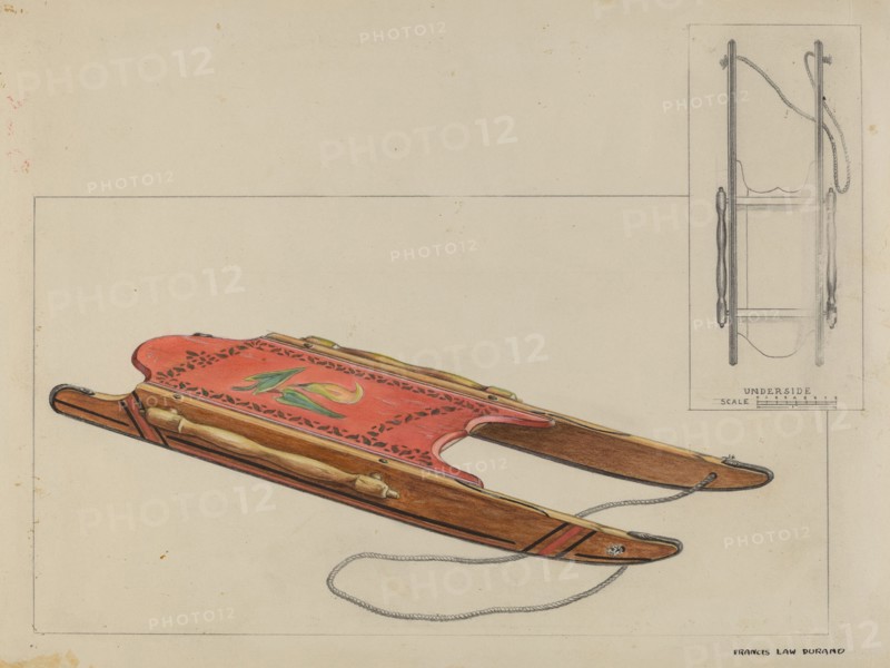 Child's Sled, c. 1937.