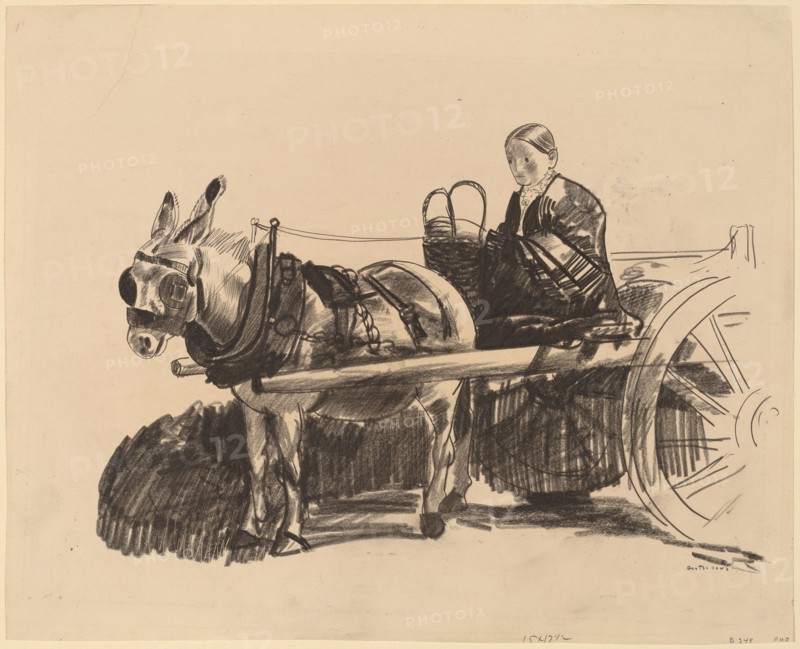 The Donkey Cart, 1922.