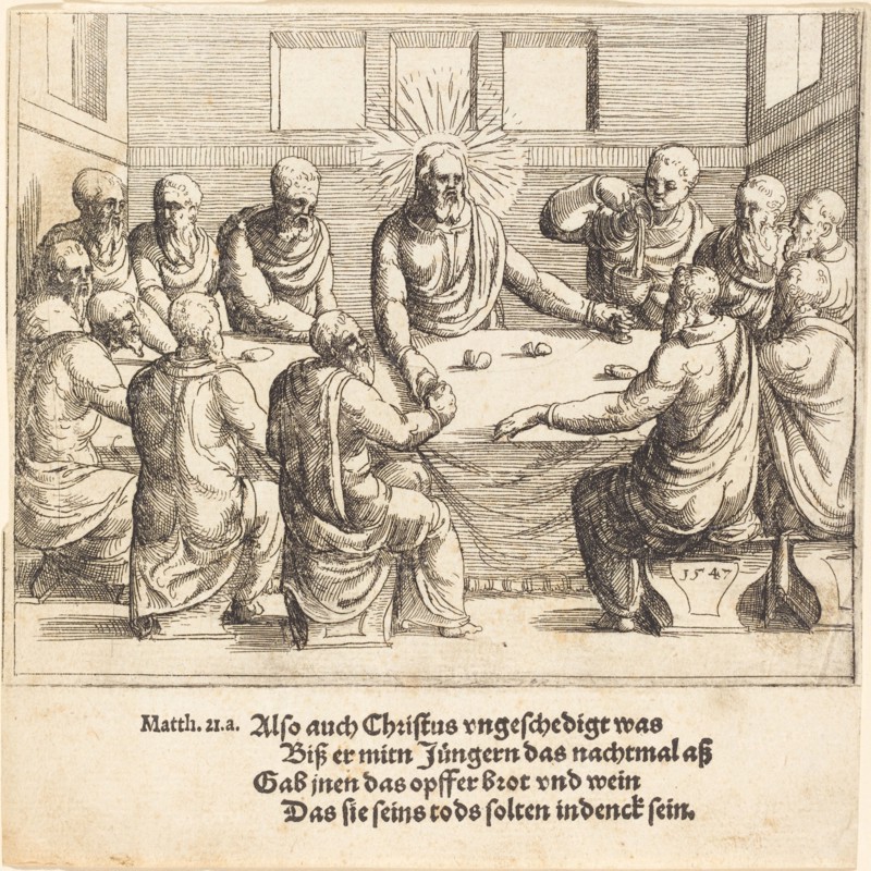 The Last Supper, 1547.