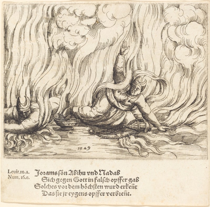 Nadab and Abihu, 1549.