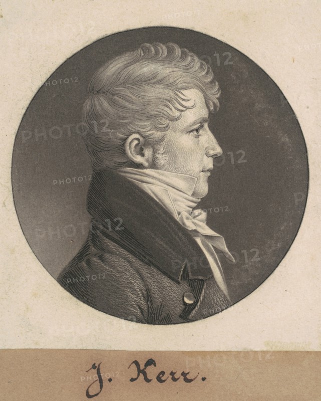John Leeds Kerr, 1808.