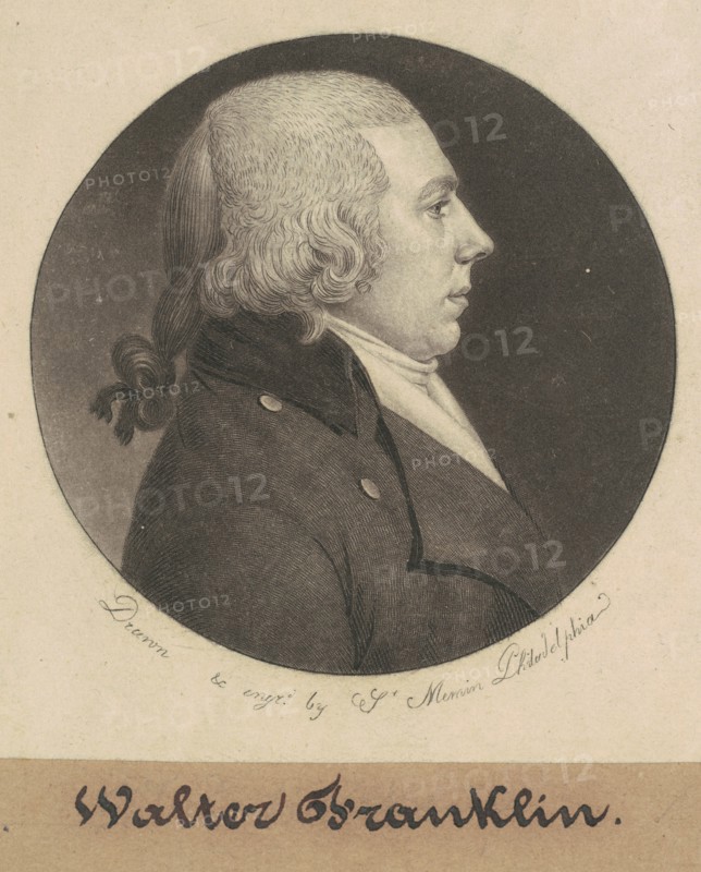 Walter Franklin, 1799.