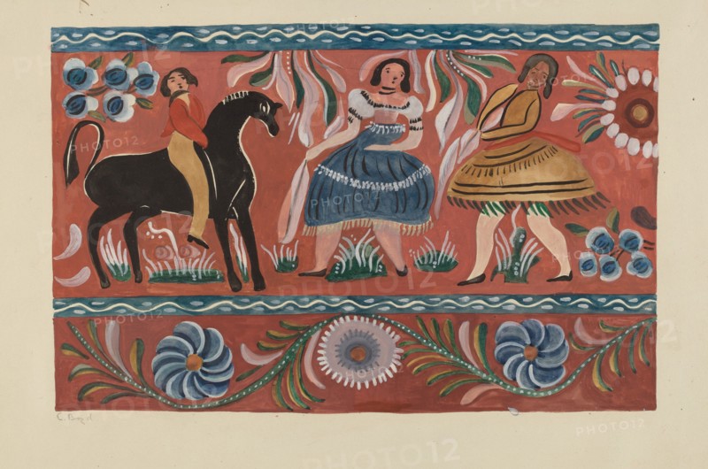 Painted Chest, c. 1936.
