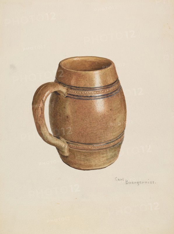 Stoneware Mug, c. 1939.