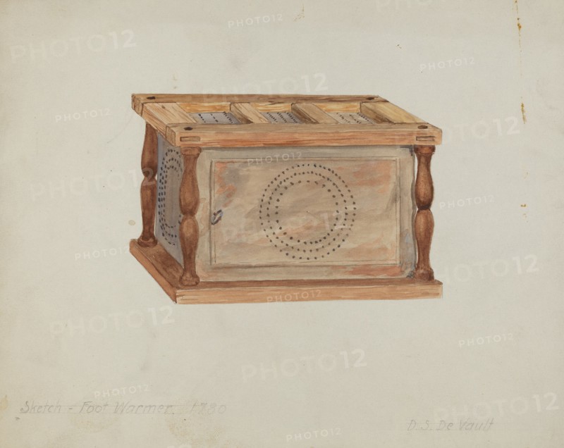 Foot Warmer, 1935/1942.