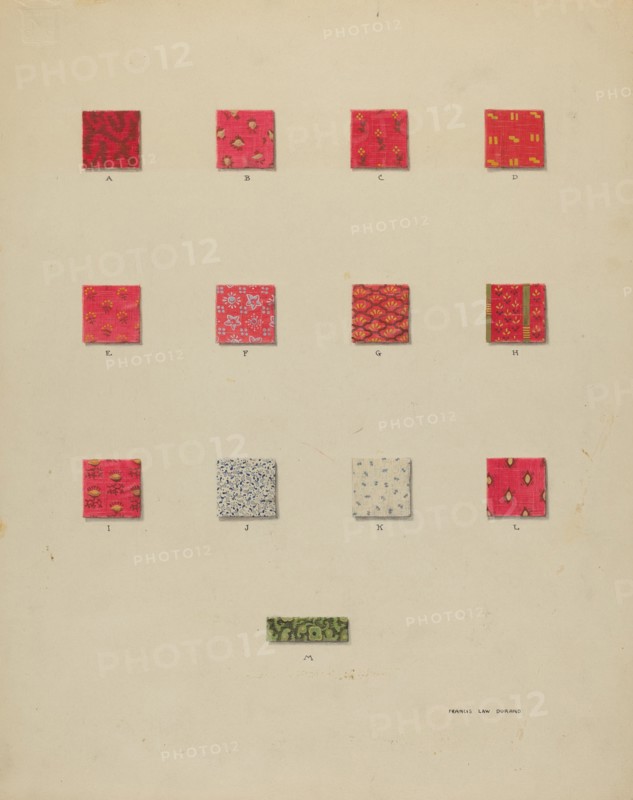 Quilt Patches, c. 1937.