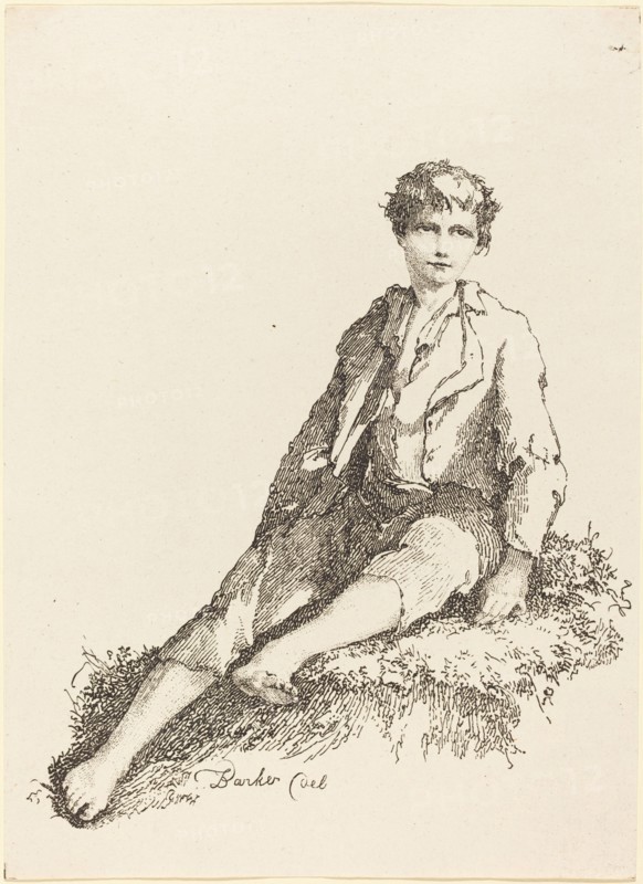 Young Boy Seated, 1803.