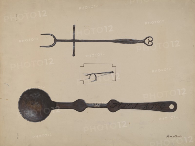 Fork and Ladle, c. 1937.