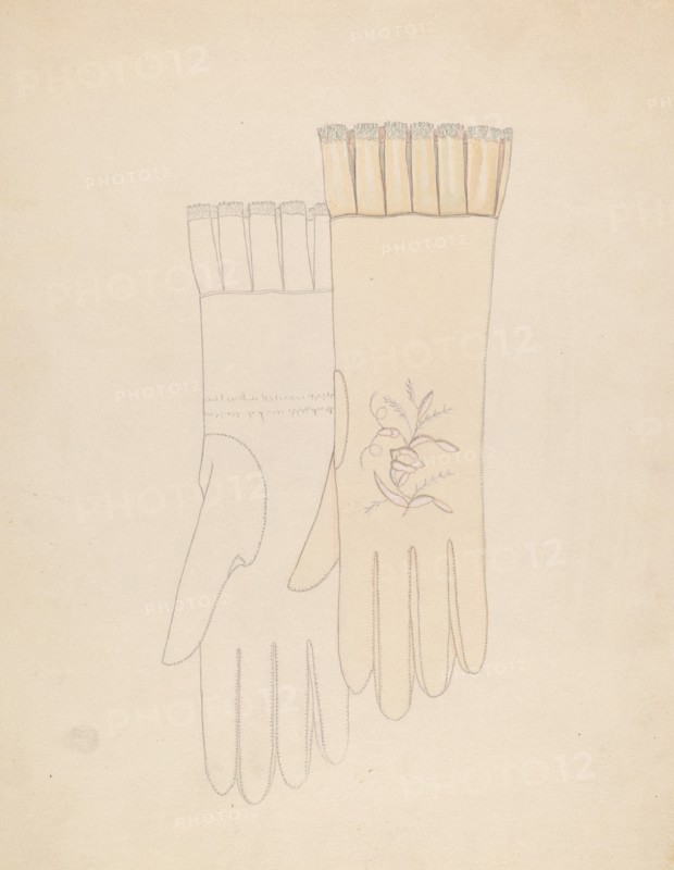 Wedding Gloves, c. 1936.