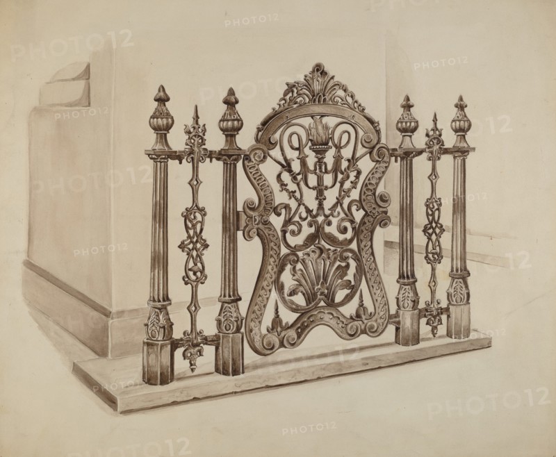 Cast Iron Gate, c. 1936.