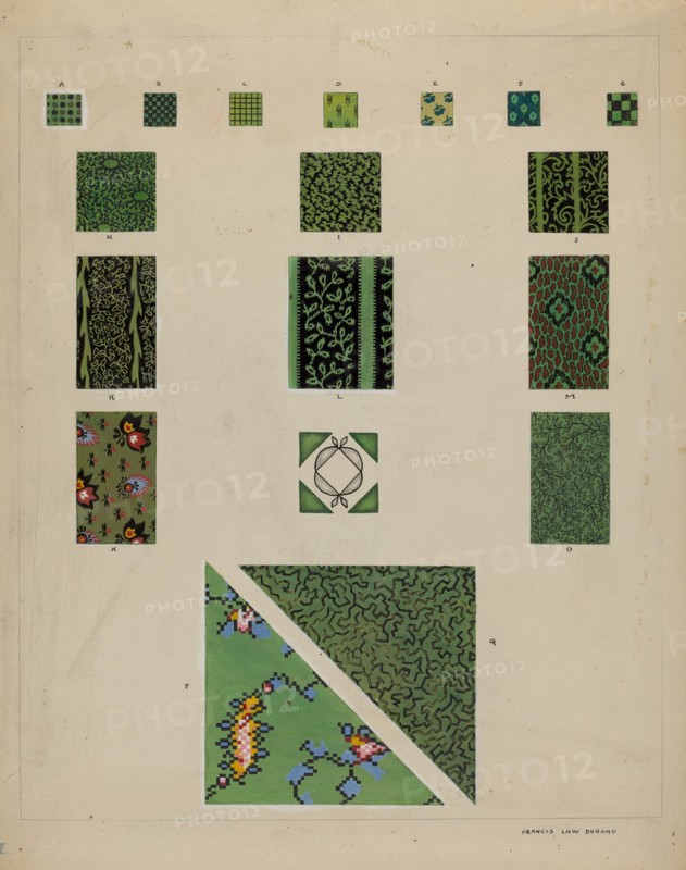 Quilt (Detail), c. 1936.