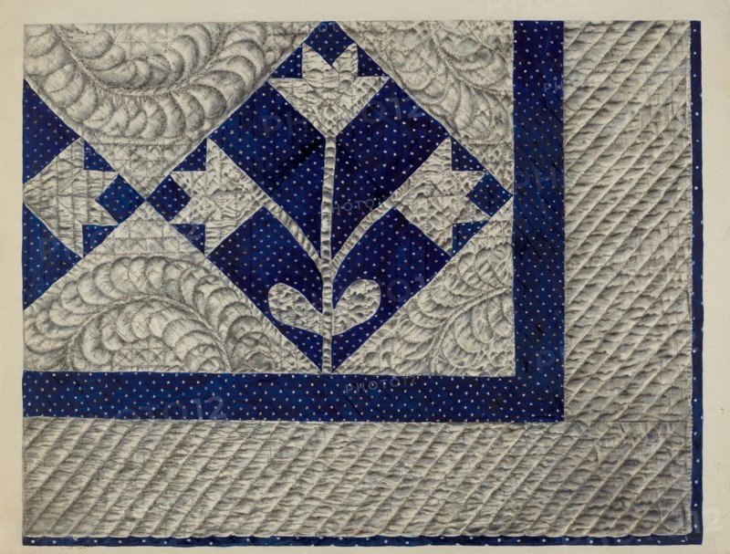 Cotton Quilt, 1935/1942.