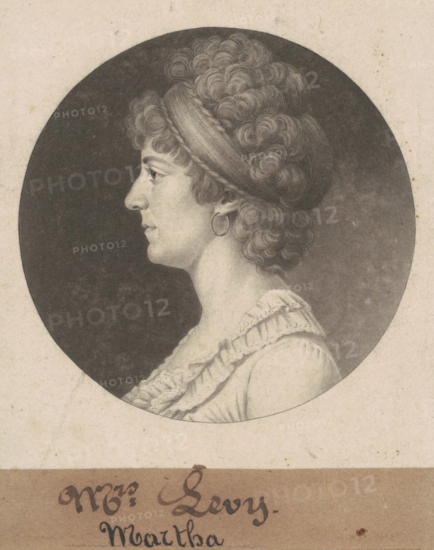 Sarah Coates Levy, 1802.