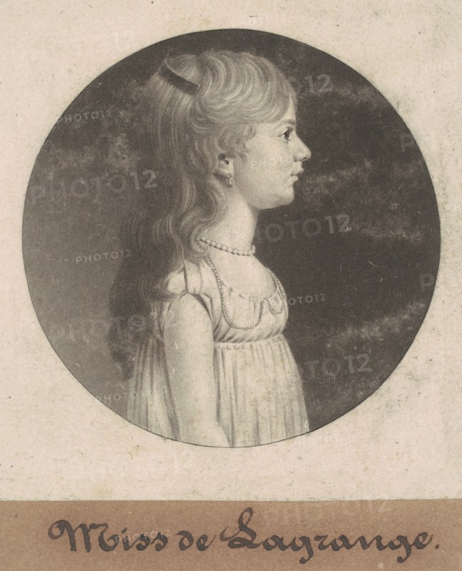 Miss de la Grange, 1802.