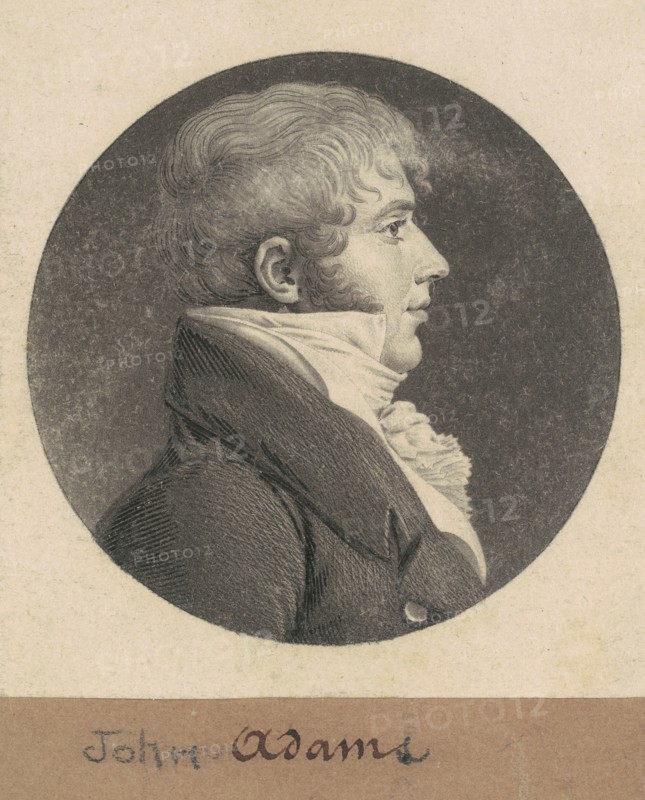 John Strong Adams, 1809.