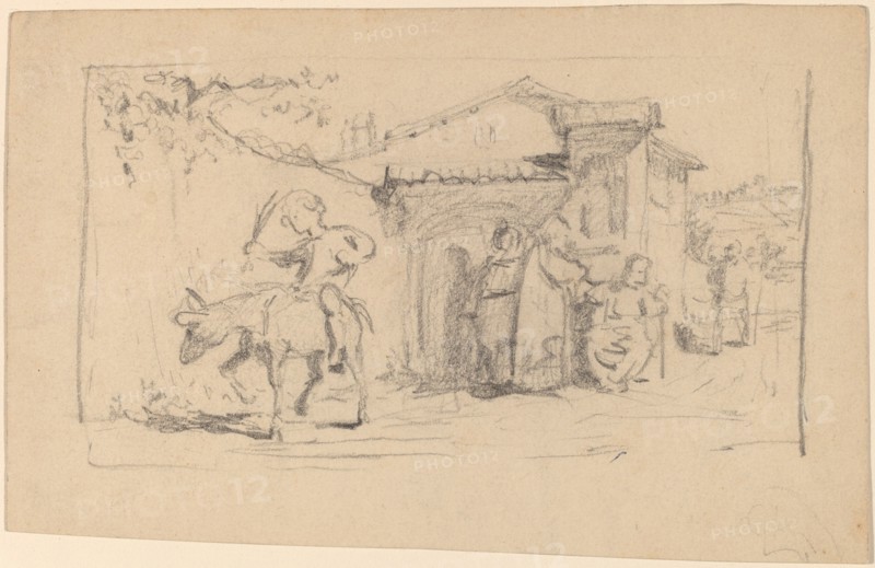 Son and Donkey, c. 1859.