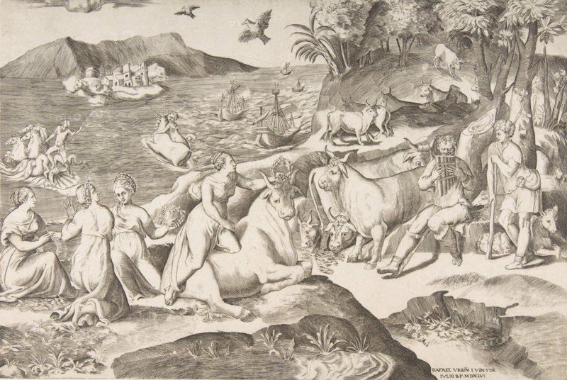The Rape of Europa, 1546.