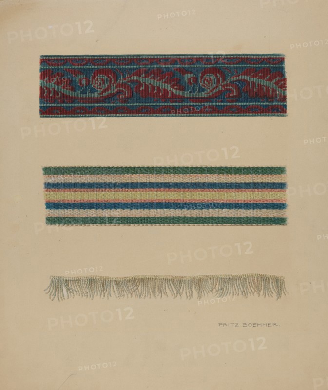Upholstery Trim, c. 1938.