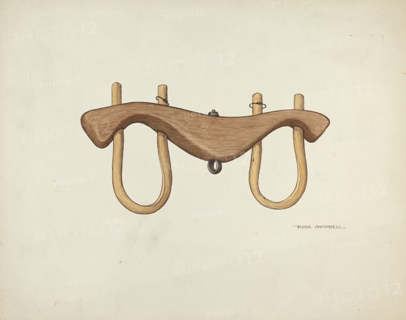 Yoke for Oxen, 1935/1942.