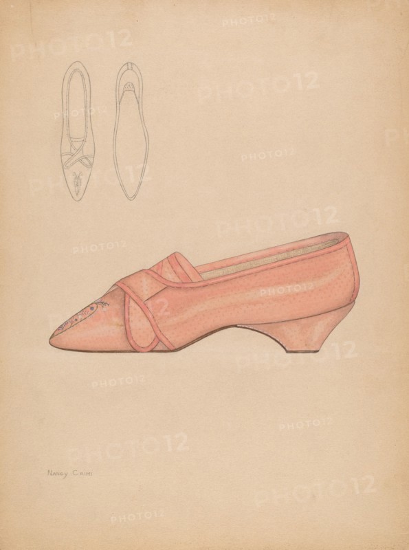 Woman's Slipper, c. 1937.