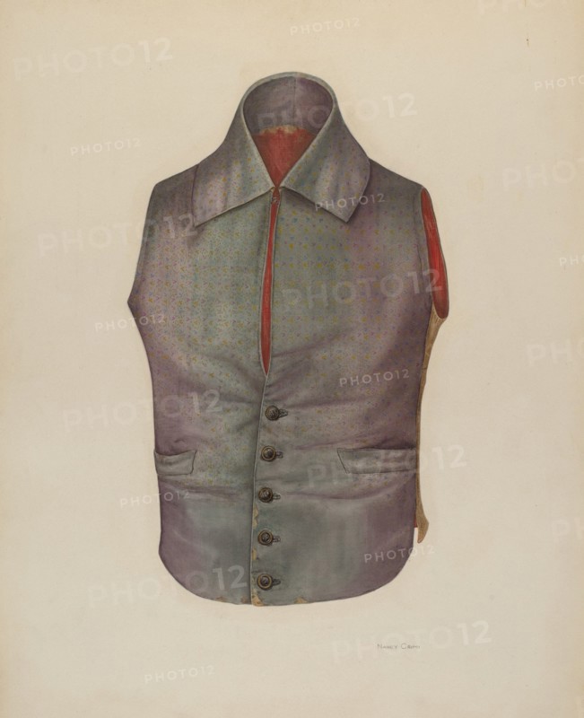 Man's Waistcoat, c. 1941.