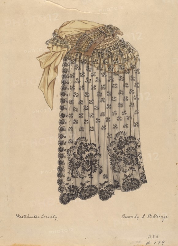 Bonnet and Veil, c. 1936.