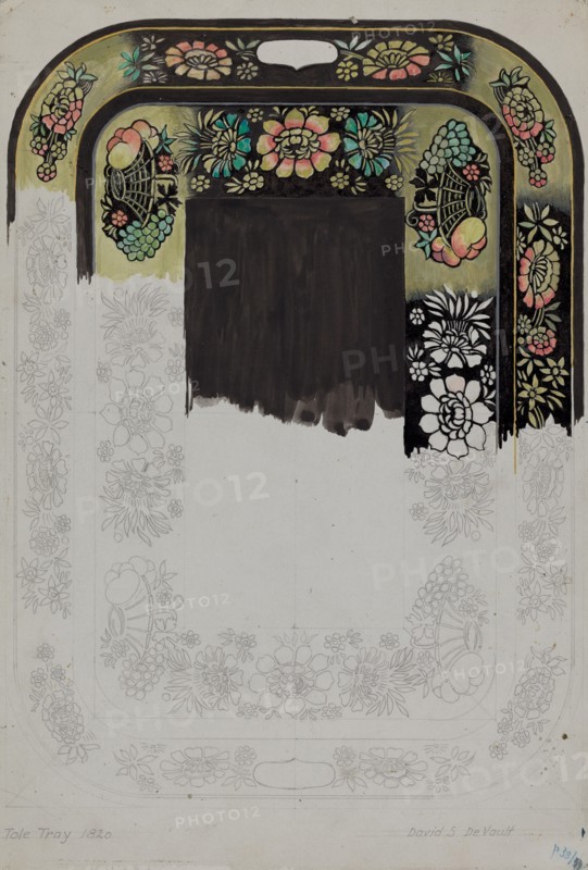 Toleware Tray, 1935/1942.