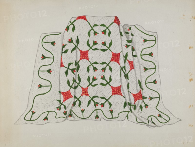 Patchwork Quilt, c. 1936.