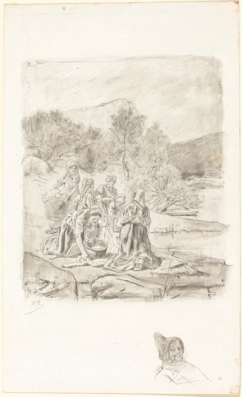 Washerwomen, c.1884-1887.