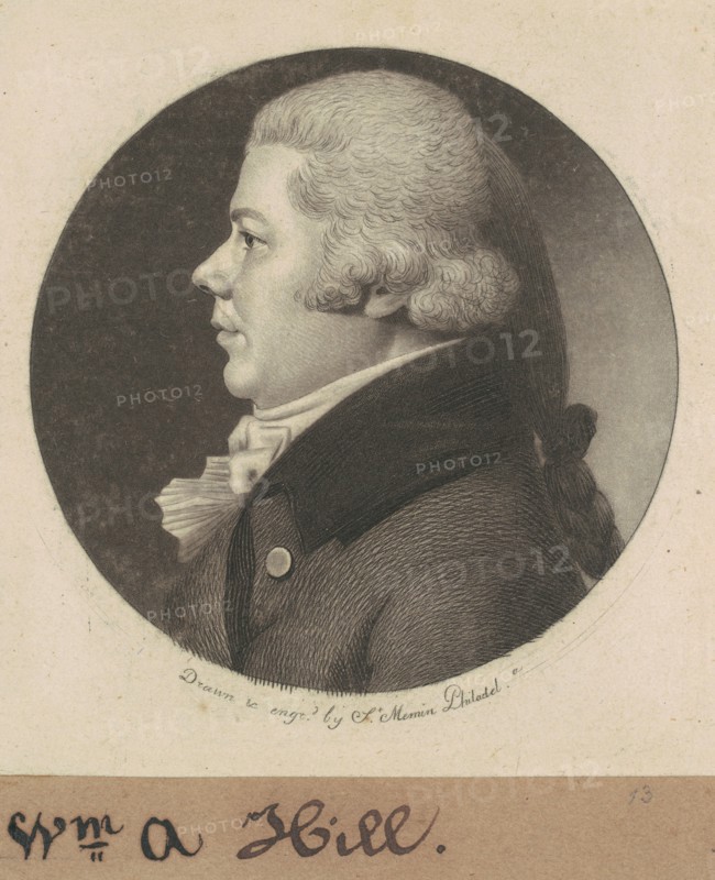 William Henry Hill, 1799.