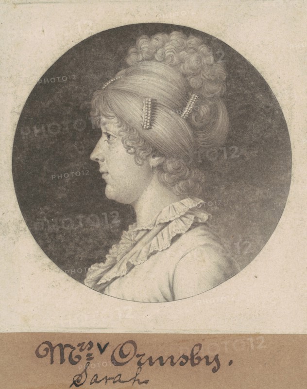 Sarah Mahon Ormsby, 1801.