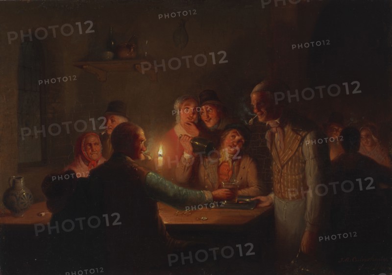 Dutch Tavern Scene, 1846.