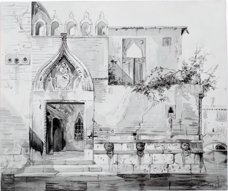 Building in Venice, 1878.