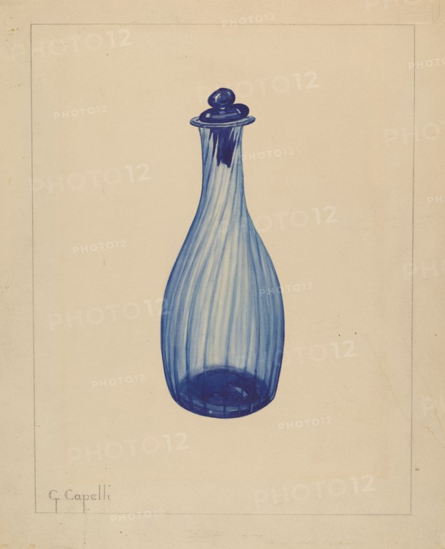 Toilet Water Bottle, 1937.