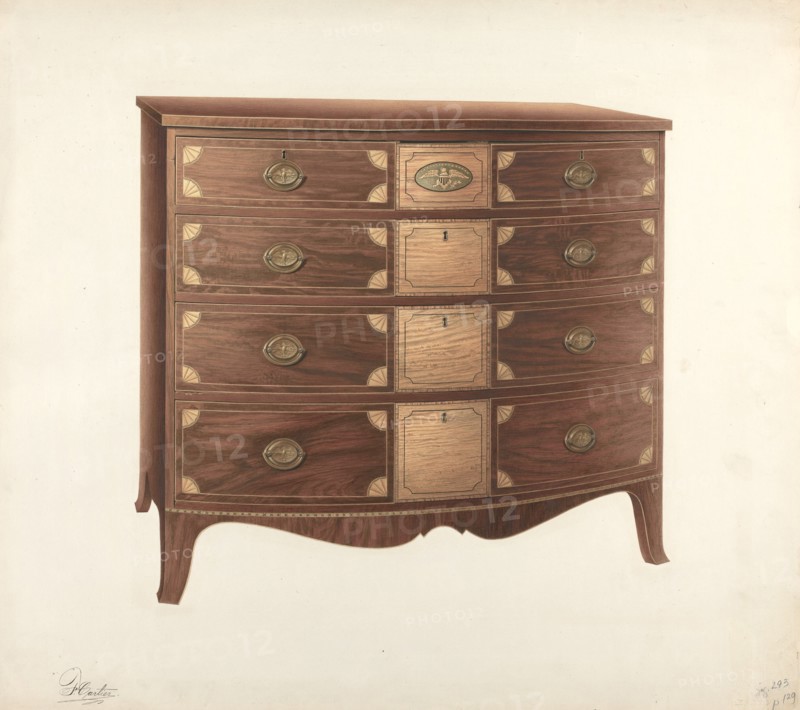 Chest of Drawers, c. 1939.